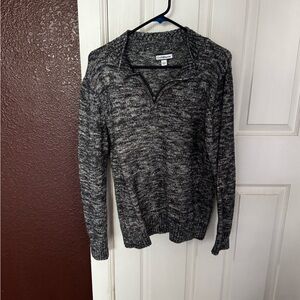 Calvin Klein Women's Marled Gray Cowl Neck Sweater